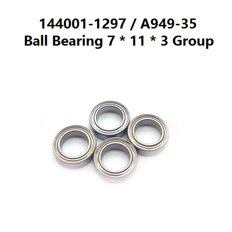 20Pcs Stainless Steel Ball Bearing Set for Wltoys 144001 144002 124016 124017 124018 124019 RC Cars