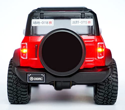 OGRC RC Led Headlights & Taillights Kit for TRX4M 1/18 RC Crawler Car (White & Red)