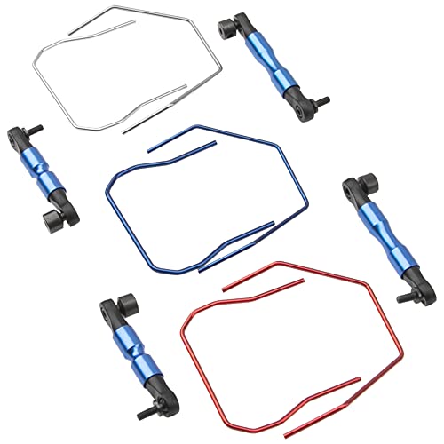 ShareGoo Front & Rear Sway Bar Kit Anti-Roll Bar Set Upgrade Parts Compatible with Traxxas 4X4 Slash Stampede Rustler Rally 1/10 RC Car