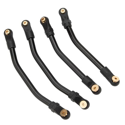 MEUS Racing SCX24 Links Double Bent Links High Clearance Chassis Links Set for Axial SCX24 C10 Bronco Wrangler 1/24 RC Crawler (Aluminum Alloy) - color: Aluminum Alloy