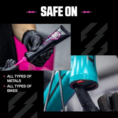 Muc-Off Bio Grease, 150g - Biodegradable Bike Grease for Pedals, Bearings and Components - Water-Resistant Bike Assembly Grease - size: 150g (Pack of 1)