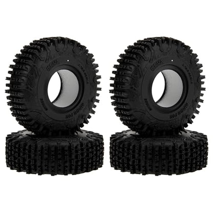 MEUS RACING 1.0 Tires - MS6 MPRO Pin Tires for TRX4M SCX24 FCX24 AX24 1/24 1/18 RC Crawler, 0.75/2.24/R1.0, #M1008 - size: M1008