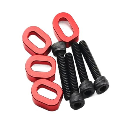 RC Car Upgrade Part for Traxxas for X-maxx 6S 8S 1/5 for Xrt 8S 1/6 Metal Motor Mount Washers Shims 7759 7759R RC Car Upgrade Parts Accessories(Red) - size: Red