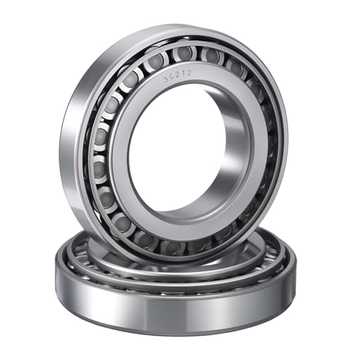 2 Pack 30212 Tapered Roller Bearing Cone and Cup Set | 60mm Bore 110mm OD 24mm Cup Width, Chrome Steel Wheel Bearings, ABEC-3 - size: 30212