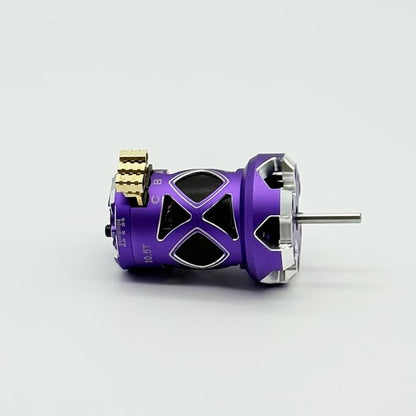 Furitek NANODRIVE 380 – 10.5T Sensored Brushless Motor for 1/10 Drift Cars - Remote Control Car, RC Car Electronics, 1/10 Drift Upgrades (Purple) - color: Purple