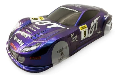 Preprinted PVC Body Shell for 1/10 On Road Racing Drift Car, No Cut, 1:10 Scale (GT Style, Color Changing) - style: GT Style, Color Changing