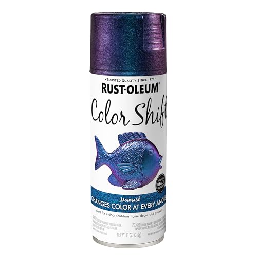 Rust-Oleum 398584 Color Shift Spray Paint, 11 oz, Mermaid - color: Mermaid, size: 11 oz (Pack of 1)