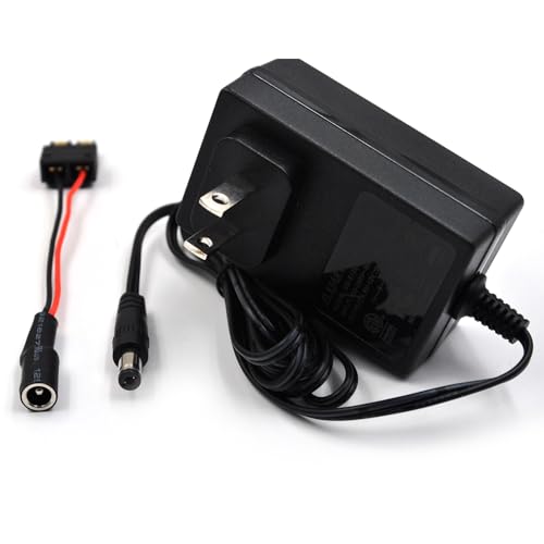 (2-Pack) 7.2V 3000mAh Ni-MH Battery with TRX Plug for Traxxas Series 4 | 6-cell rechargeable battery for compatible RC cars, trucks and boats; includes 4.8V–12V Ni-MH/Ni-Cd charger.