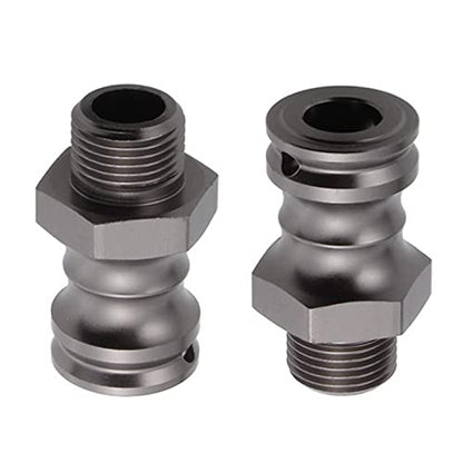 4Pcs 17mm to 23mm Wheel Adapter Conversion Extension, Titanium Gray - color: Titanium Gray