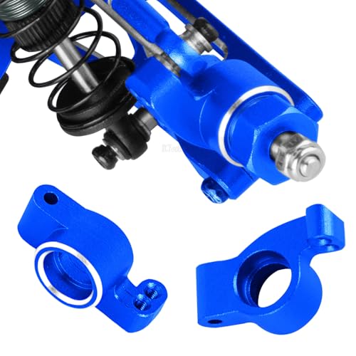 RC Upgrades Part for 1/24 Micro-B 2S 2WD,1/28 Micro-T 2S 2WD,Aluminum Suspension Arms/Caster Block/Steering Blocks/Rear Stub Axle Carriers/Suspension Mount,Navy Blue(LOS-1768,LOS-1761) - color: Navy Blue-(upgrades Part）