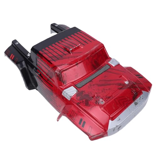 RC Car Body Shell Pre Painted PVC Replacement Body Cover, Thickened Lightweight Truck Shell with Precision Fit, 31.5 X 8 X 10 Cm for SanYao 1202 1 12 Off Road Use (Red) - color: Red