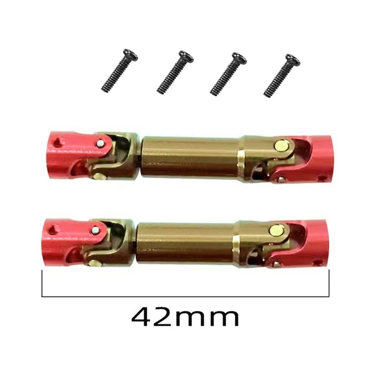 1 Set Metal Drive Shaft CVD Driveshaft for FMS 1/24 FCX24 1/18 MOGRICH RC Crawler Car Parts| | - - (Color: As Shown)