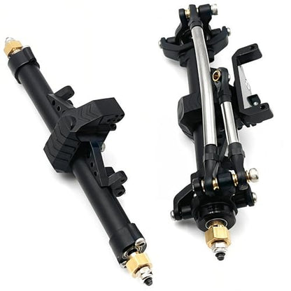 Front & Rear Nylon Portal Axle Assembly Set for SCX24 1/24 RC Crawler