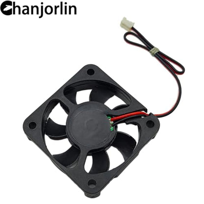 2Pack RC Car Motor Cooling Fan 25mm 30mm 40mm 50mm High Speed Heatsink 28000RPM ESC Fans for 1/8 1/7 1/10 1/12 Scale Truck Off Road Crawler Car Boat 540 550 Brushless Brushed Motors (50mm)