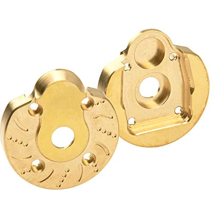 2Pcs ShareGoo Brass Portal Knuckle Steering Portal Axle Cap Drive Housing Compatible with Axial SCX10-III AXI03007 Capra 1.9 UTB AXI03004 1/10 RC Crawler Car