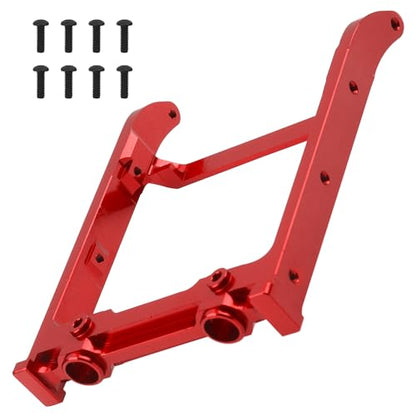 Aluminum Alloy Front Bumper Mount Compatible with MN MN128 MN86 MN86S MN86K MN86KS 1/12 RC Crawler Upgrade Parts (Red) - color: Red