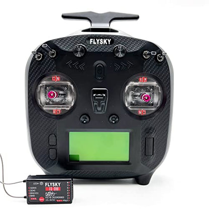 Flysky FS-ST8 2.4GHz 8-10CH 3.0 Radio RC Transmitter Controller FS-SR8 Receiver for RC Drone Quadcopter Car Boat Robot (FS-ST8 Standard Version) - style: FS-ST8 Standard Version