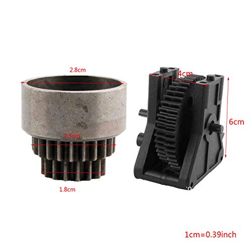 Hardware Pinhaijing Set of 2Pcs 1/10 RC Nitrol Car Buggy Model Replacement 02076 Two Speed Transmission Complete with Clutch Bell 16T 21T for HSP 94122