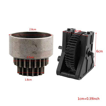 Hardware Pinhaijing Set of 2Pcs 1/10 RC Nitrol Car Buggy Model Replacement 02076 Two Speed Transmission Complete with Clutch Bell 16T 21T for HSP 94122