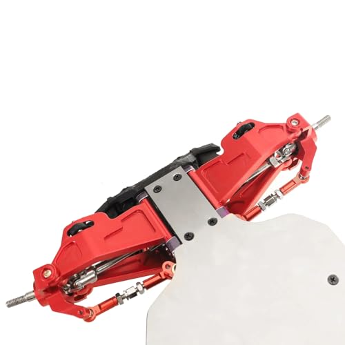 For Hyper Go For Mjx 14210 14209 H14BM Metal Steering Cup Upper Lower For Swing Arm Set Shock Tower Bracket Body Post RC Car Parts Replacement RC Car Upgrade Part(Red) - color: Red