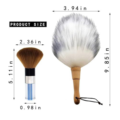 Car Interior Dusting Brush Auto Dust Sweeping Soft Bristles Detail Brush Dashboard Mini Duster Interior Cleaning Brush Tool for Car Seat,Vent,Dash Microfiber Detailing Brushes Supplies 2PCS - color: Style 3 (Blue Medium Brush + Wool Duster)
