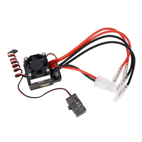 RC Brushed ESC, High Frequency Drive System with Multiple Safety Guard Brushed ESC for RC Car for 380 540 550 Brushed Motor