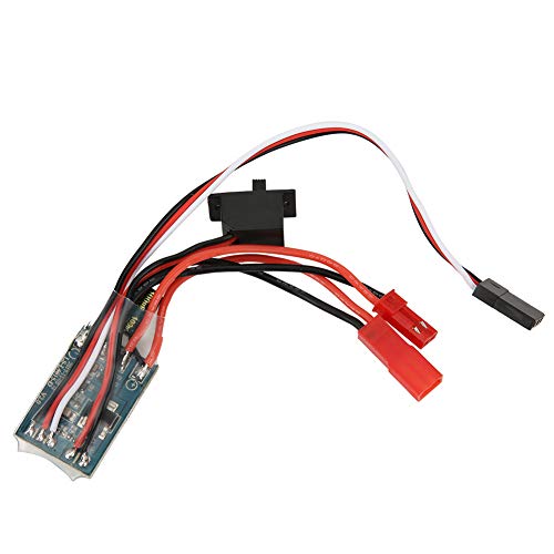 B0891Pb44H,RC Brushed ESC 30A 4-8V ESC Two Way RC Brushed Motor Speed Controller for 1/16 1/18 1/24 Car Boat B0891PB44H B09N1BQ12X Speed Controller for Electric Motor Rc Car (with Brake)