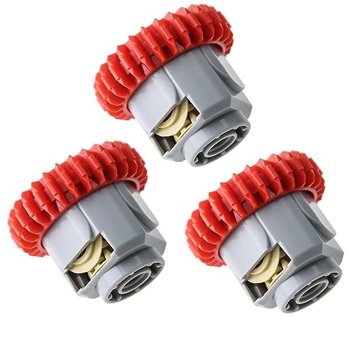 Domoni Technical Differential Gear-28 Teeth Round Axle Building Blocks | Compatible with Major Brands Sets, Suitable for Cars, Robots, and other MOC Projects