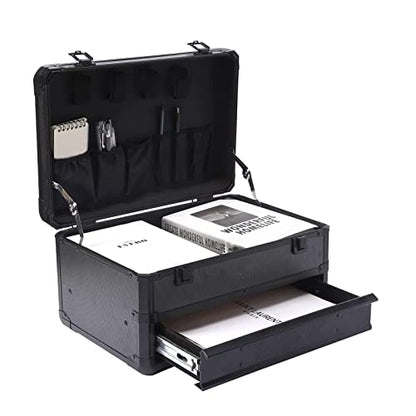 E ELIAUK Tool Box Tool Organizer Storage Cabinet Carry Case Toolbox with Drawers - color: Black