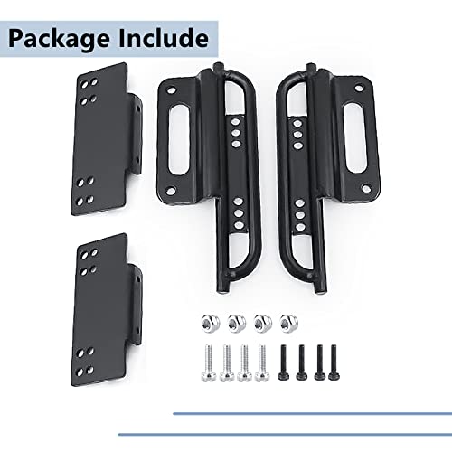 MORLORDY RC Side Pedal Rock Rails Foot Plate Running Board Rock Slides for 1/24 RC Crawler Car Accessories SCX24 Upgrades Parts