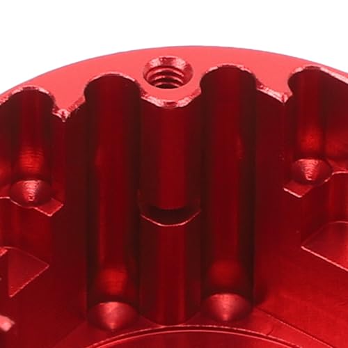 RC Differential Gear Set, Alloy & Steel Replacement for Racing Cars, Durable Drive Parts for Enthusiasts - color: Red