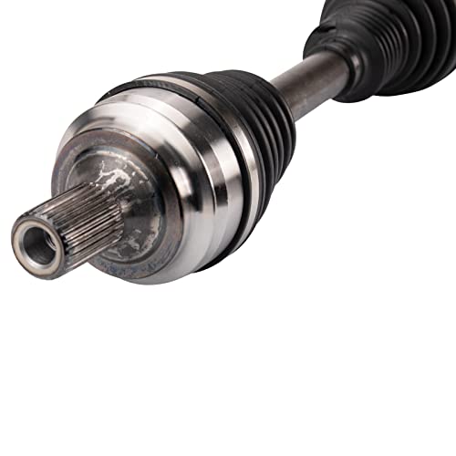 TRQ Front 2 Piece CV Axle Shaft Assembly Set | For 14-16 Mercedes-Benz E250 10-16 E350 15-16 E400 10-14 E550 15-16 CLS400 12-18 CLS550 4Matic Driver & Passenger Side - style: CSA32741