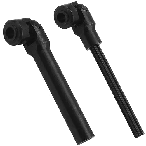 2Pcs Vgoohobby Universal Drive Shaft RC Crawler Driveshaft Compatible with Traxxas TRX4 Axial SCX10 AXI03007 Redcat Gen7 RC4WD D90 TF2 1/10 RC Crawler Car (Black,104-139mm) - color: Black, size: 104-139mm