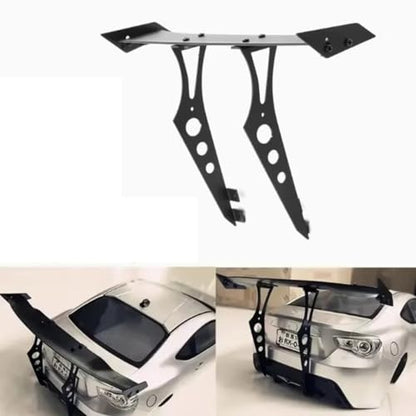 RC car Components Compatible with TT02 XV01 HSP94123 PTG2 1/10 RC On for Rally Drift Car Parts for Universal Metal Rear Wing Drag for Racing Spoiler