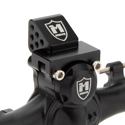 MEUS Racing +6.2mm SCX24 Portal Axles for Axial 1/24 SCX24 RC Crawler (Black) - color: Black