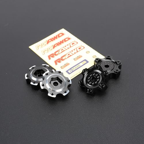 RCAWD for Pro-Line 1/10 6x30 to 12mm Aluminum Wheel Hex Adapters (Narrow) Upgrades Parts #PRO633700
