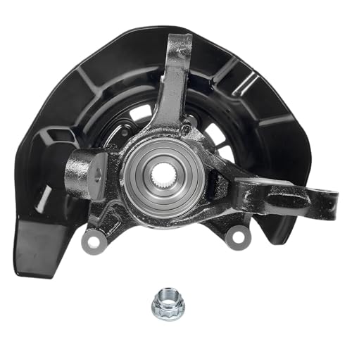 Detroit Axle - AWD 4pc Steering Knuckles Kit for 04-07 Toyota Highlander | w/ABS on Axle, 2 Front Steering Knuckles & Wheel Bearing Hubs 2 Rear Wheel Bearing Hubs 2004 2005 2006 2007 Replacement - size: 4UW48746/Kit