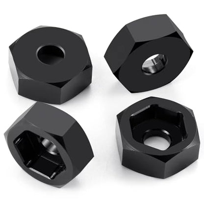 Rc Accessories for Mini-B 2WD 1/16 for Buggy 4Pcs 8mm to 12mm Aluminum Alloy Hex Wheel Hub Adapters Conversion RC Model Truck Upgrade Parts