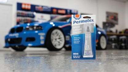Permatex 80345 White Lithium Grease, 1.5 oz.