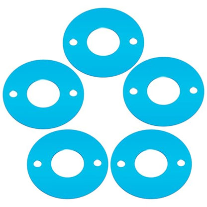 Aluminum Blue Anodized Washers Motor Spacer Motor Mount Washer Plate Motor Mount Washers Shims Compatible with Tamiya TT01/TT02/M07/M08/TA02 1/10 RC Car Motor Protection Gasket