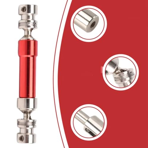 RC Car Drive Shafts Compatible with Wltoys 12428 12423 1/12 Rc Short Course for Desert for Buggy Car Parts 1Pcs Metal Rear Center Drive Shaft Cvd