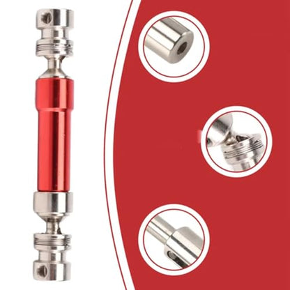 RC Car Drive Shafts Compatible with Wltoys 12428 12423 1/12 Rc Short Course for Desert for Buggy Car Parts 1Pcs Metal Rear Center Drive Shaft Cvd