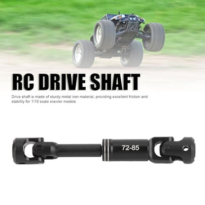 RC Drive Shaft, Metal RC Car Crawler Drive Shaft with Screws for SCX10 1/10 Cars (72-85MM - size: 72-85MM