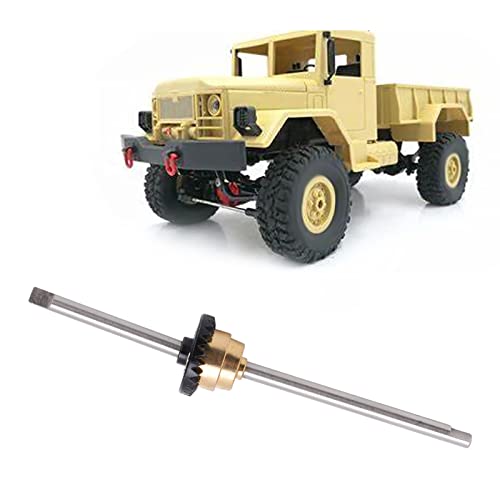 Aluminum Alloy Front Axle Differential, RC Metal Differential Kit Compatible with WPL C14 C24 C34 C44 B14 B16 B24 B36, High Performance Modifiion Part for RC Cars