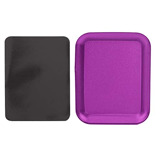 RC Screw Tray Magnetic Parts Holder Small Screw Organizer Storage Tray with Aluminum Alloy for Fuel Vehicle Parts Tools (Violet) - color: Violet