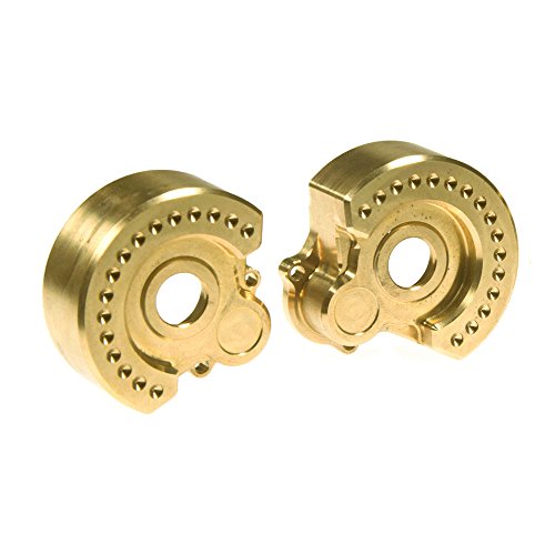 Brass Outer Portal Drive Housing 2pcs Heavy Weight 95g for 1/10 RC Crawler Car TRX4 TRX6 Upgrade Parts
