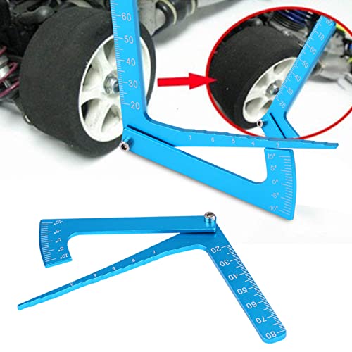 RC Camber Gauge, RC Car Ride Height Gauge Adjustable Ruler Adjusting Height and Wheel Rim Camber Tool RC Car Alignment Equipment for RC Car Truck Tire