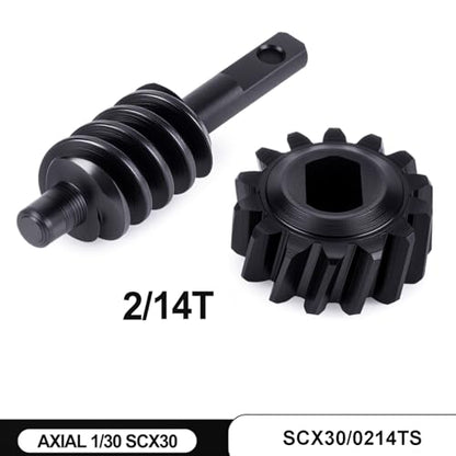 1/30 Axle Set Upgrade for SCX30 RC Cars | Fits SCX30 - Steel Upgrade - Replacement Parts - size: 14T