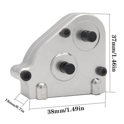 RC Car Accessories for MN G500 for MN128 MN86KS MN86 MN86K MN86S 1/12 Metal Transmission Gearbox Transfer Case Modification RC Crawler Car Upgrade Parts(Silver) - color: Silver