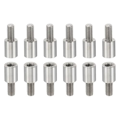 PATIKIL 24pcs M3 Standoffs, M3 9+6mm Spacer Standoffs Steel Threaded Standoffs Screws Kit 3mm ID 5mm OD Metric Male Female Thread Adapters for Circuit Board PCB RC Drones Motherboard - size: 9+6mm L